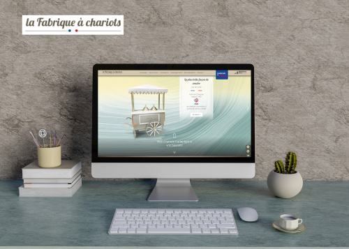 Refonte d'un site vitrine développé par Imagine Développement
