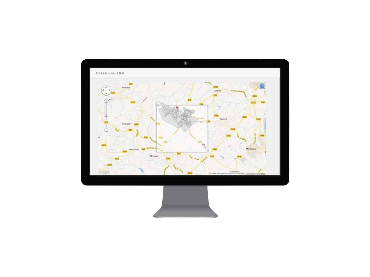 Développement application full web avec cartographie intégrée